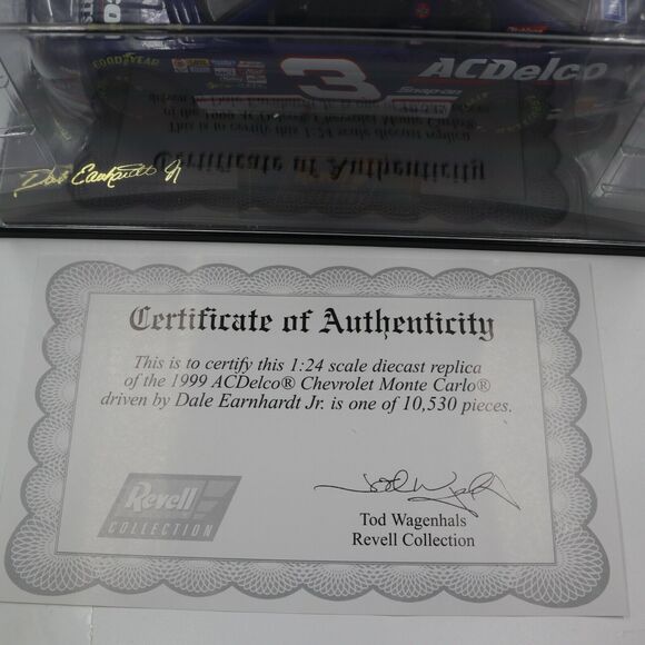 Dale Earnhardt Jr #3 Revell 1999 Chevrolet Monte Carlo ACDelco 1:24 Diecast Car - Picture 4 of 7